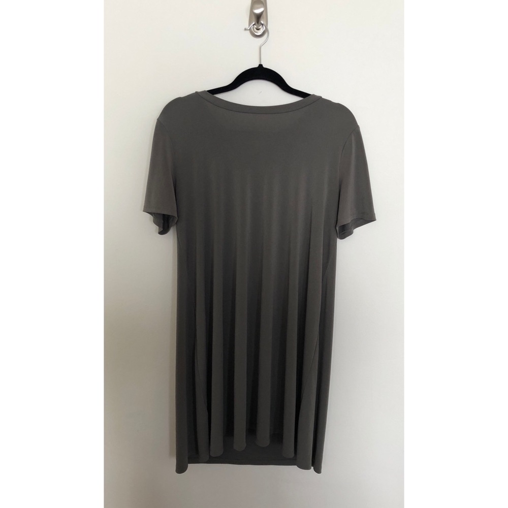 BCBG Short sleeve olive dress